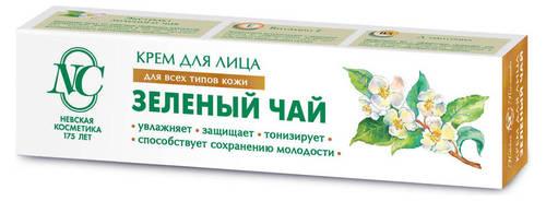 Крем Невская Косметика зеленый чай для всех типов кожи