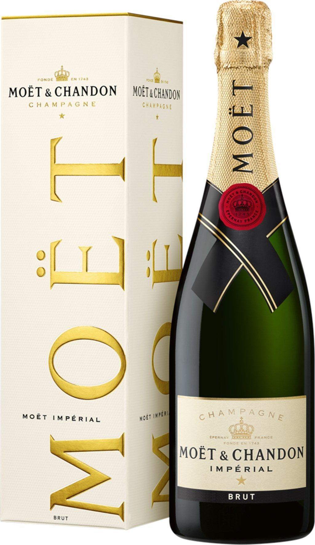 Вино игристое Moet & Chandon Imperial белое брют выдержанное 750 мл., стекло