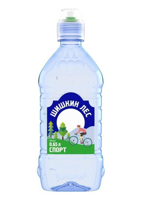 Вода негазированная Шишкин Лес спорт 650 мл., ПЭТ