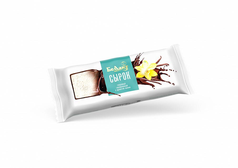 Сырок глазированный Беллакт Ваниль 18% 40 гр., флоу-пак