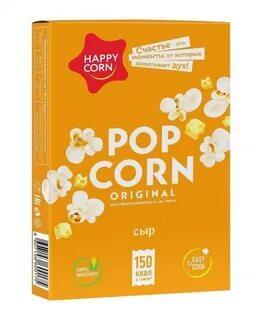 Попкорн для СВЧ Happy Corn Двойной сыр 100 гр., картон