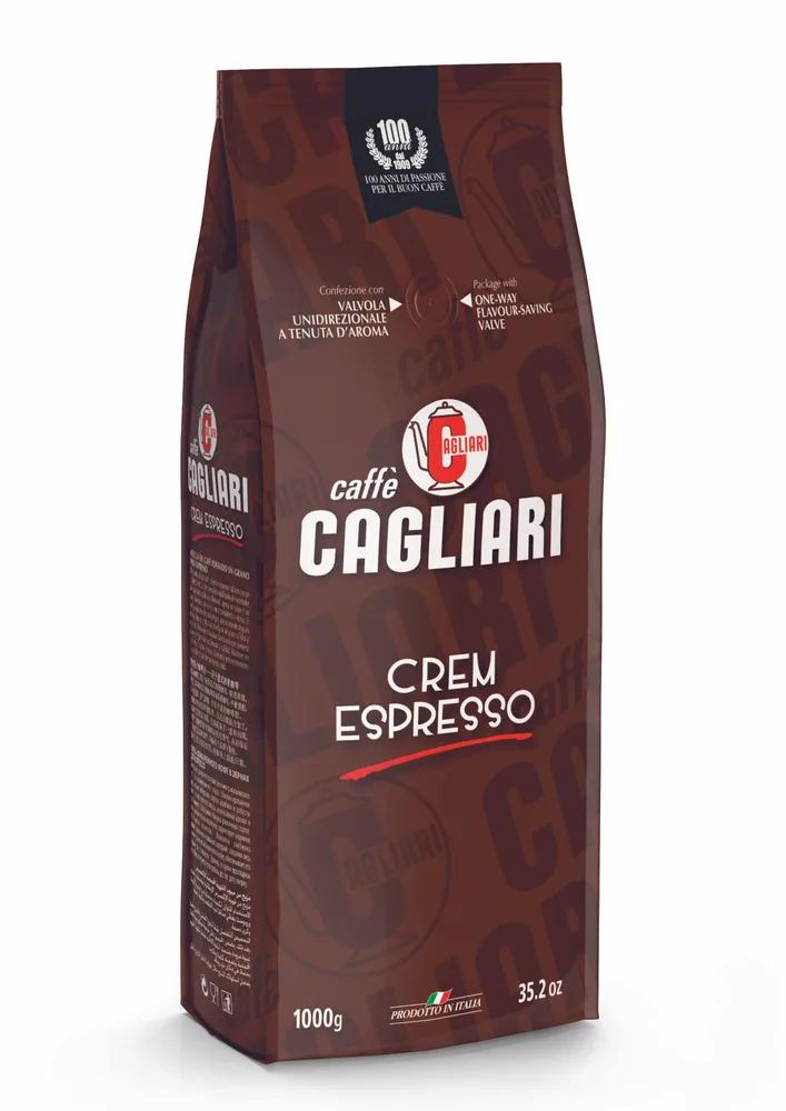 Кофе Кофе Cagliari Crema Espresso зерно 1 кг., вакуум