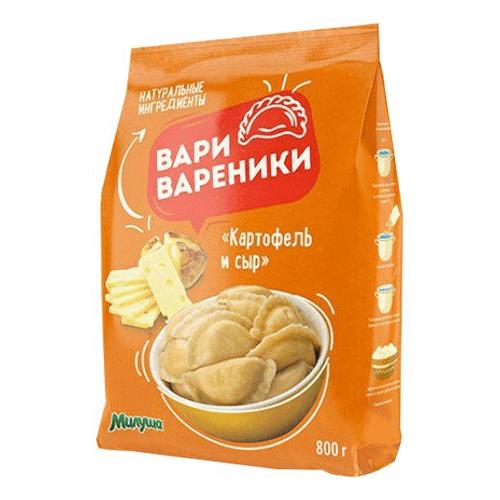 Вареники Вари вареники Картофель и сыр 800 гр., флоу-пак