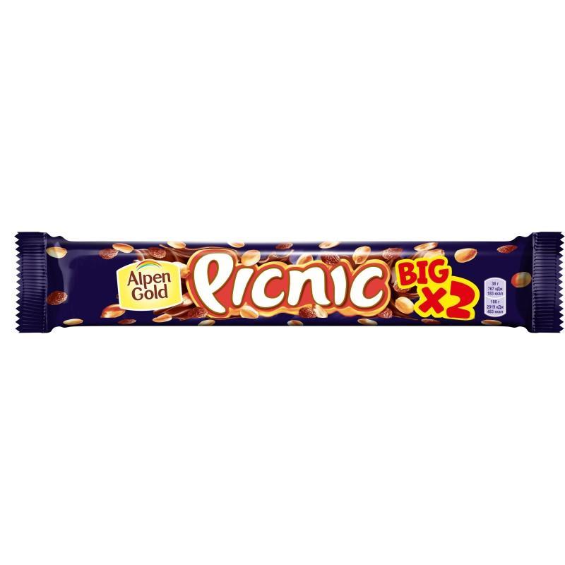 Батончик Picnic Big 76 гр., флоу-пак