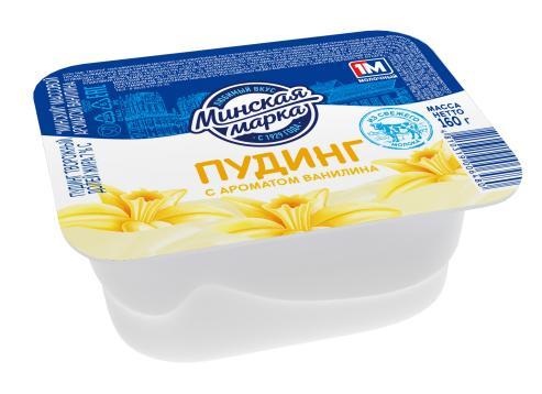 Пудинг Минская марка ванильный 7% 160 гр., ПЭТ