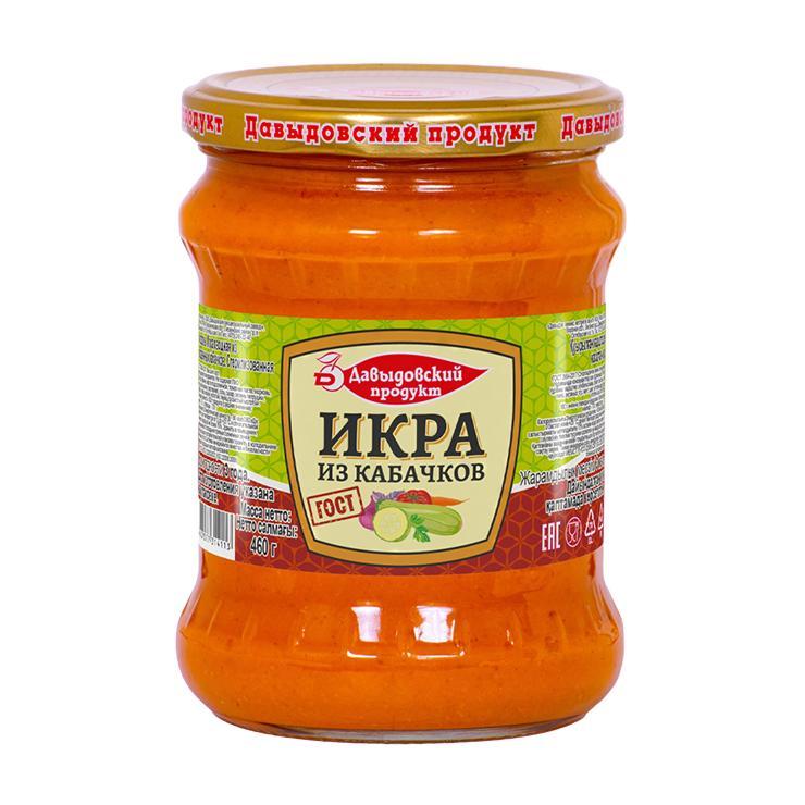 Икра Давыдовский продукт из кабачков 460 гр., стекло