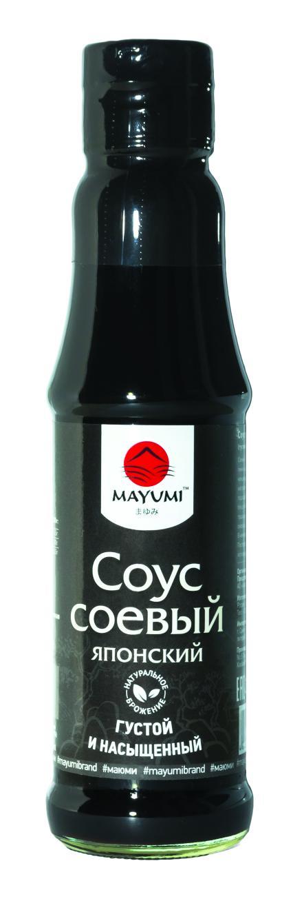 Соус Mayumi соевый Японский , 180 гр., стекло