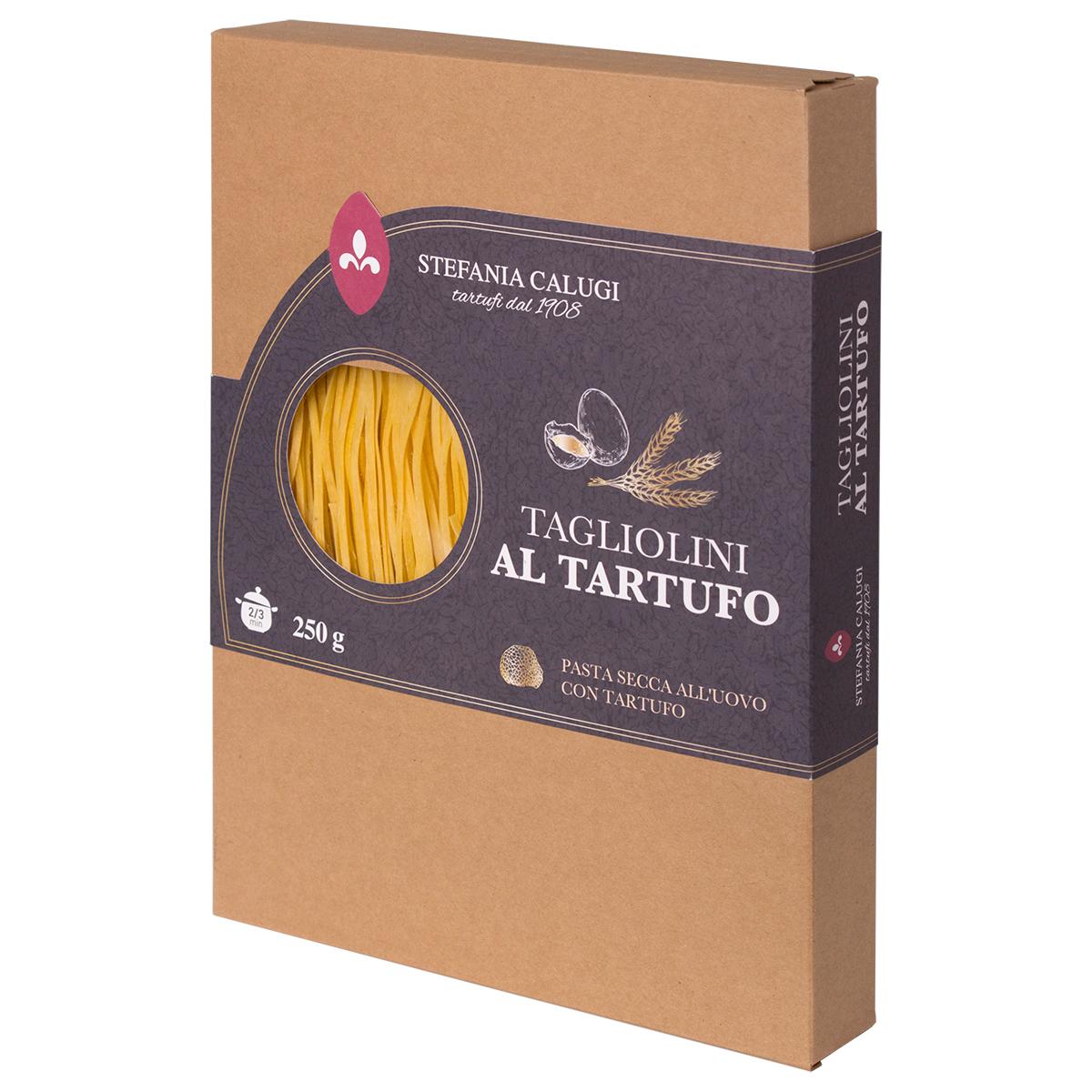 Макароны Stefania Calugi tagliolini al tartufo яичная паста с трюфелем, 250 гр., картон
