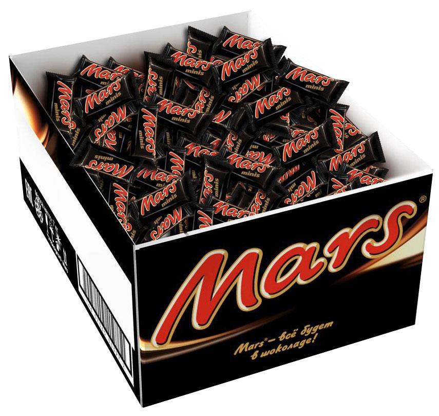 Конфеты Mars Minis 2.7 кг., картон