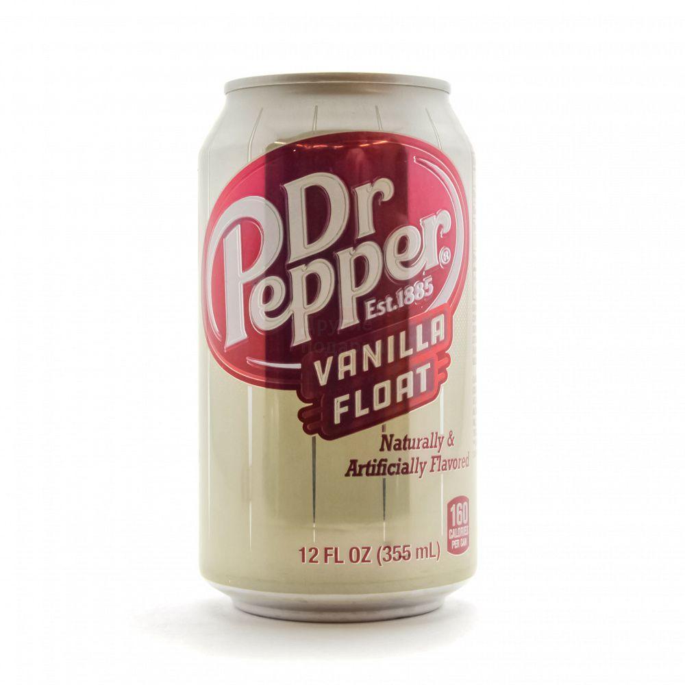 Газированный напиток Dr.Pepper Vanilla Float США 355 мл., ж/б