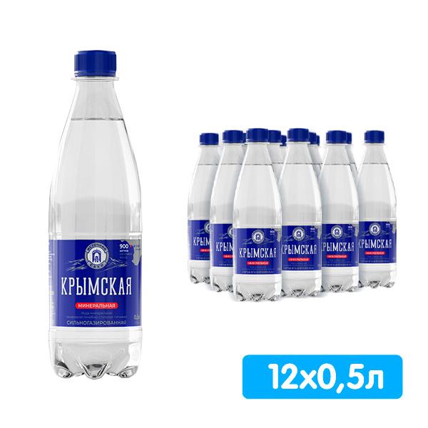 Вода негазированная Крымская минеральная 500 мл., ПЭТ
