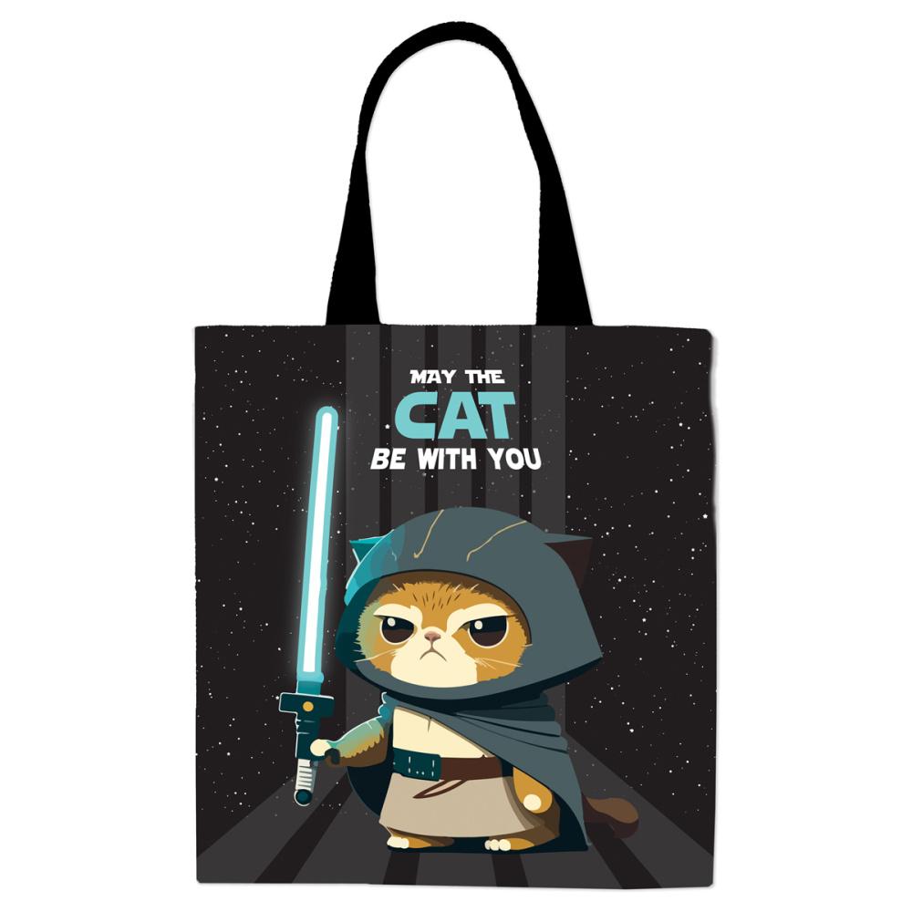Сумка-шоппер ArtSpace Cat 31 х 39 см с карманом., пакет