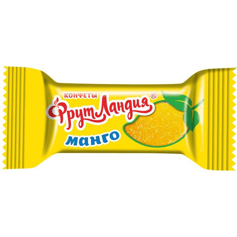 Конфеты Славянка фрутландия манго, 1 кг., флоу-пак