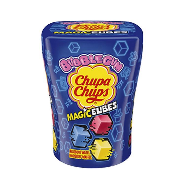 Жевательная резинка Chupa Chups Magic Cubes 86 гр., пластиковая упаковка