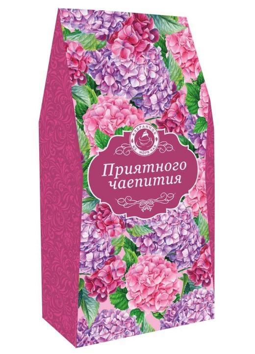 Чай черный Избранное из моря чая Приятного чаепития листовой 50 гр., картон розовый