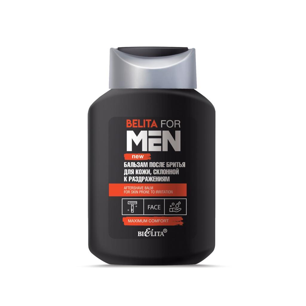 Бальзам после бритья Bielita Belita for Men для кожи, склонной к раздражениям, 250 мл., ПЭТ