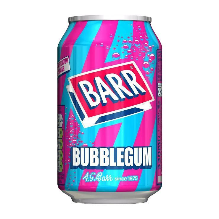 Напиток газированный Barr Bubblegum без сахара 330 мл., ж/б