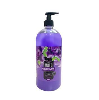 Крем-мыло жидкое AURA Clean Черничный йогурт 1 л., флакон с дозатором