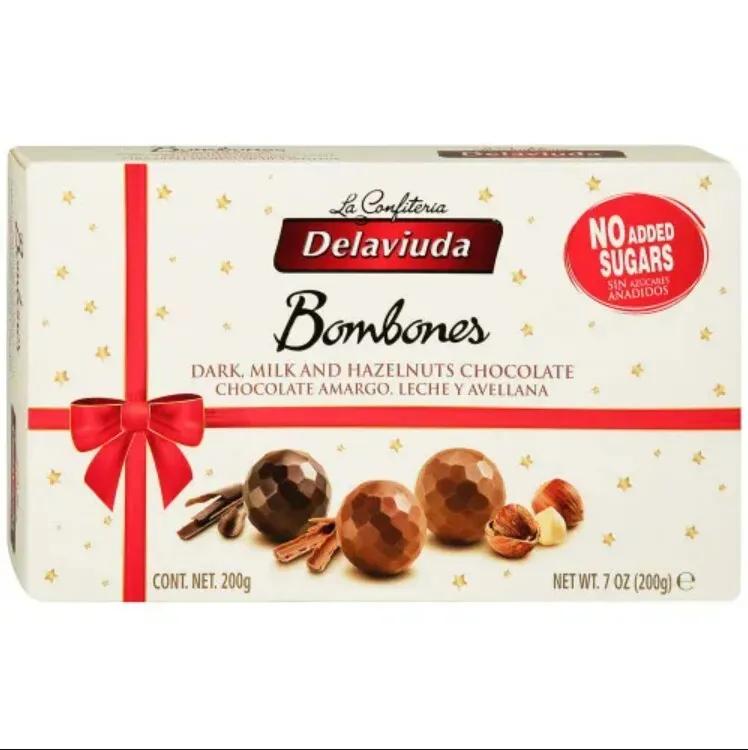 Конфеты шоколадные DELAVIUDA ассорти 200 гр., картон