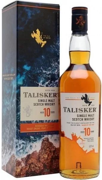 Виски Talisker шотландский солодовый 10 лет 45,8% 700 мл., стекло