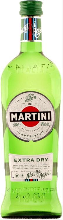 Вермут Martini Extra Dry 15 % белый, 500 мл., стекло