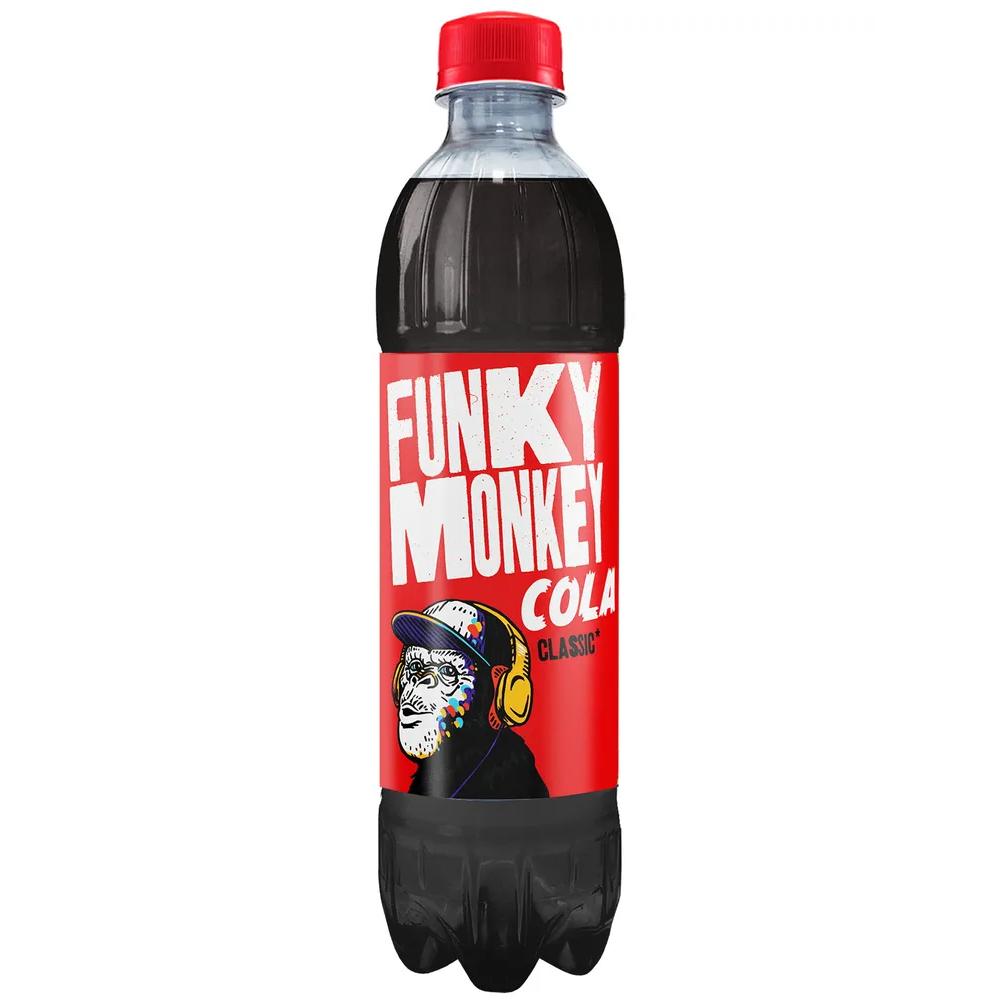 Напиток газированный Funky Monkey Кола rлассик 500 мл., ПЭТ