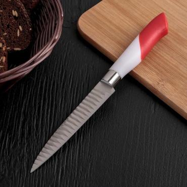 Нож кухонный Доляна Краков лезвие 13 см.