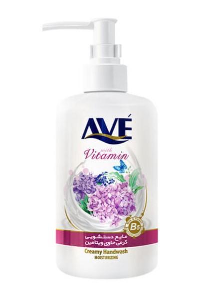 Крем-мыло жидкое AVE Цветы и молоко Витамин B5 450 мл., флакон с дозатором