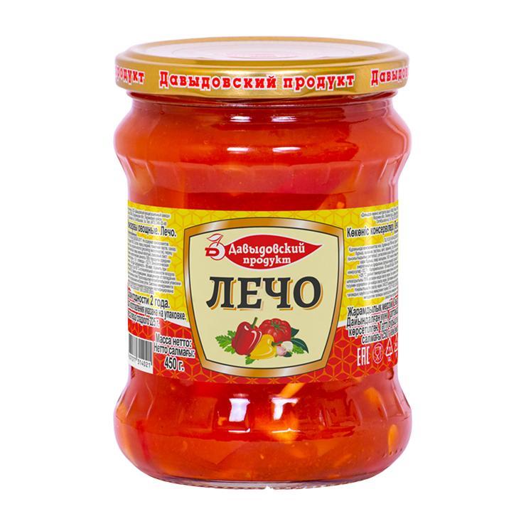 Лечо Давыдовский продукт 450 гр., стекло