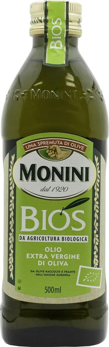 Масло Monini Bios Extra Virgin оливковое, 500 мл., стекло