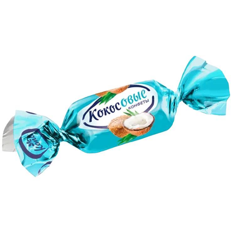 Конфеты Konti кокосовые 1 кг., пакет