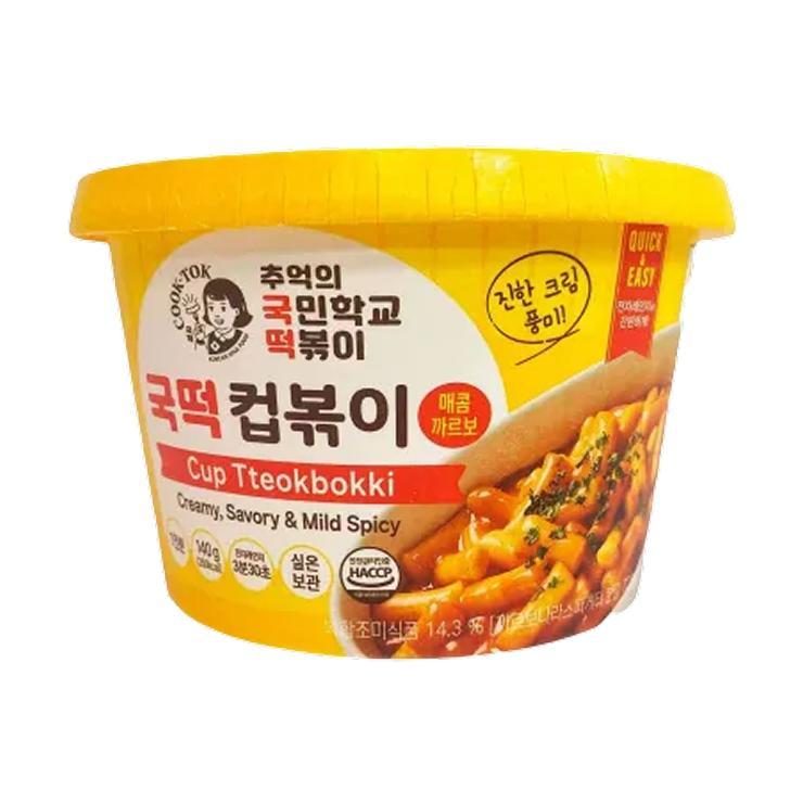 Токпокки Cook-Tok с острым соусом карбонара 140 гр., стакан