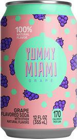 Напиток б/а сильногазированный YUMMY MIAMI GRAPE, 355 мл., ж/б
