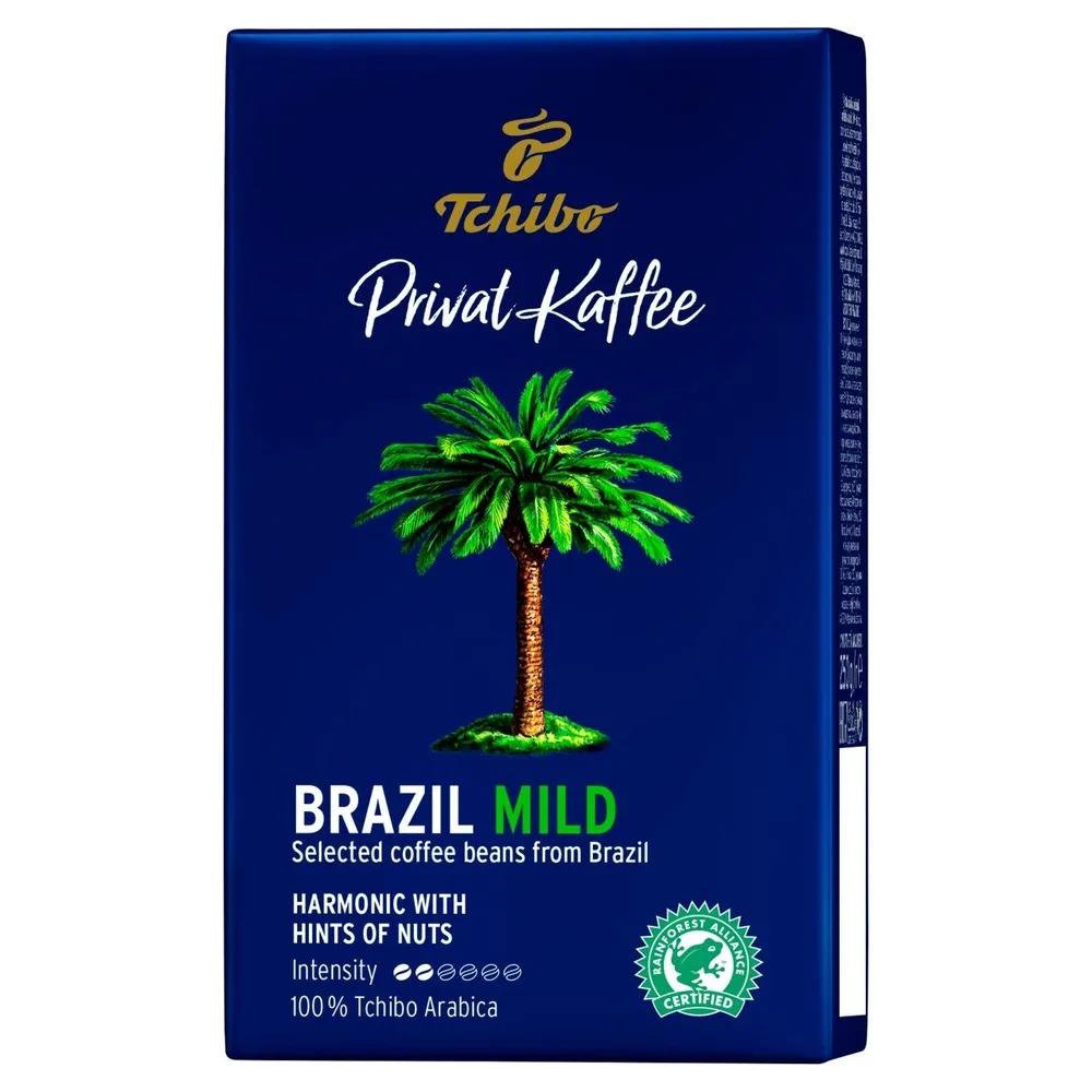 Кофе молотый Tchibo Privat Kaffee Brazil Mild 250 гр., вакуум