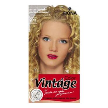 Краска для волос Fiona Vintage Color, тон 23 пшеничный блондин