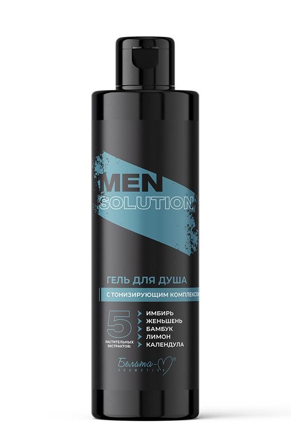 Гель для душа Белита-М Men Solution с тонизирующим комплексом 400 гр., ПЭТ