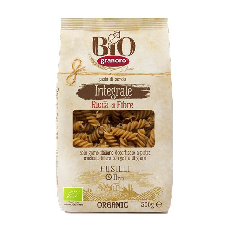 Макароны Granoro biologica integrale №100 фузилли 500 гр., флоу-пак