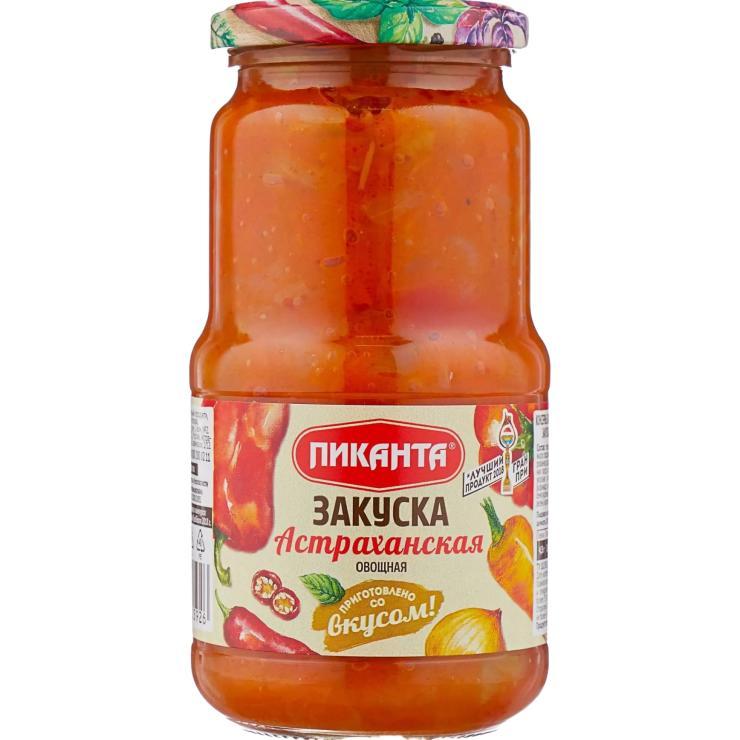 Закуска овощная Пиканта Астраханская, 460 гр., стекло