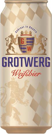 Пиво Grotwerg Weissbier светлое 500 мл., ж/б