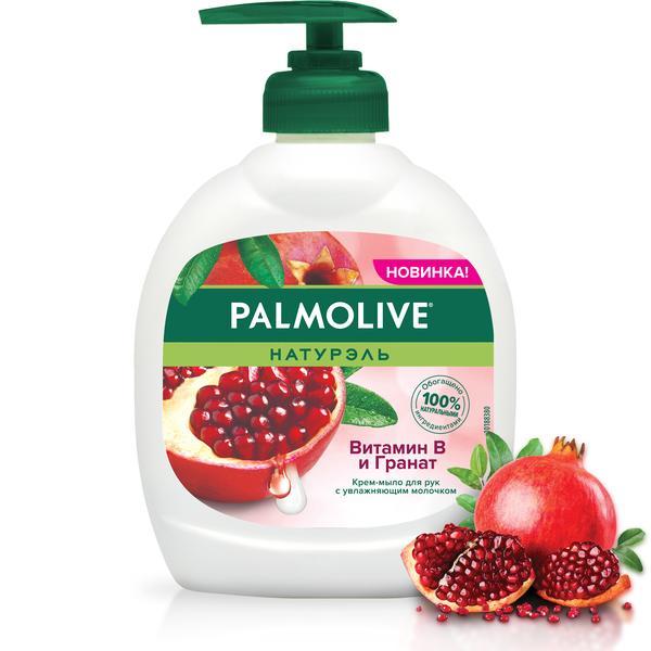 Мыло жидкое Palmolive Натурэль Витамин В и Гранат 300 мл., флакон с дозатором