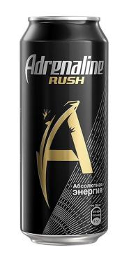 Напиток энергетический Adrenaline Rush, 500 мл., ж/б