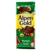Шоколад Alpen Gold молочный, фундук, 85 гр., флоу-пак