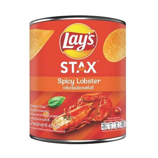 Чипсы картофельные Lay's Stax Spicy Lobster 42 гр., туба