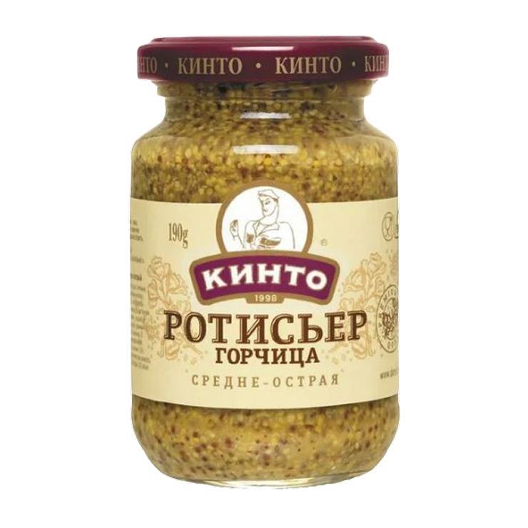 Горчица Кинто Ротисьер 170 гр., стекло