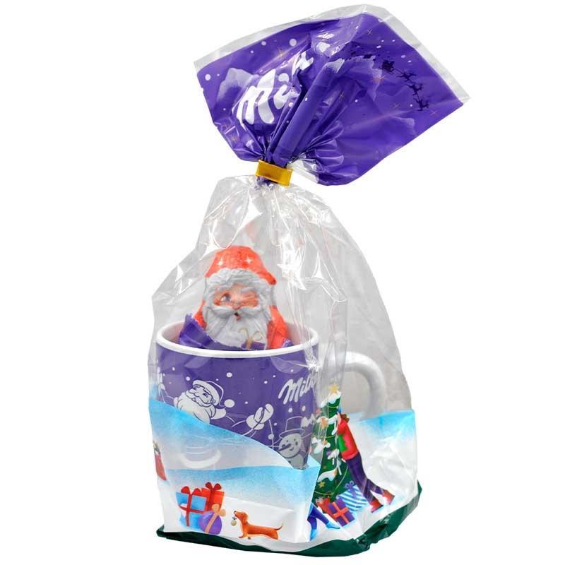 Набор Milka Xmas кружка и шоколадная фигурка 99 гр., пакет