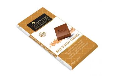 Шоколад молочный с карамелью Bianca, 100 гр., картонная коробка