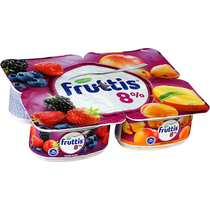 Йогуртный продукт Fruttis абрикос-манго/лесные ягоды 8% 115 гр., ПЭТ