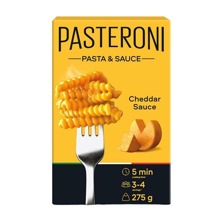 Паста PASTERONI джирандоле с соусом чеддар 275 гр., картон