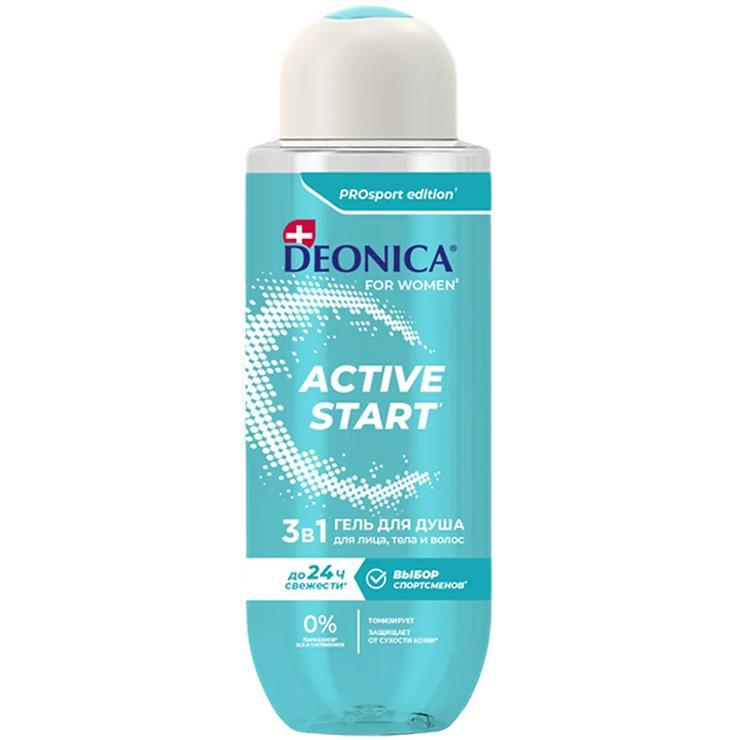 Гель для душа Deonica Active Start 400 мл., ПЭТ