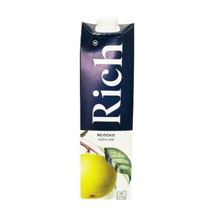 Сок Rich яблоко 1 л., тетра-пак